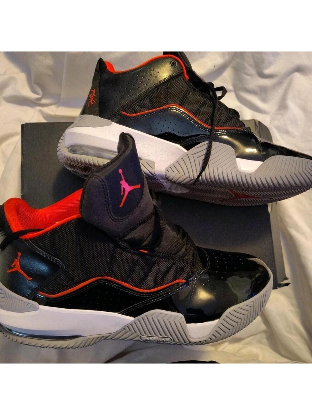 Jordan Stay Loyal Bred 2021 DB2884-001 Black Red White Men's Athletic Sneakers